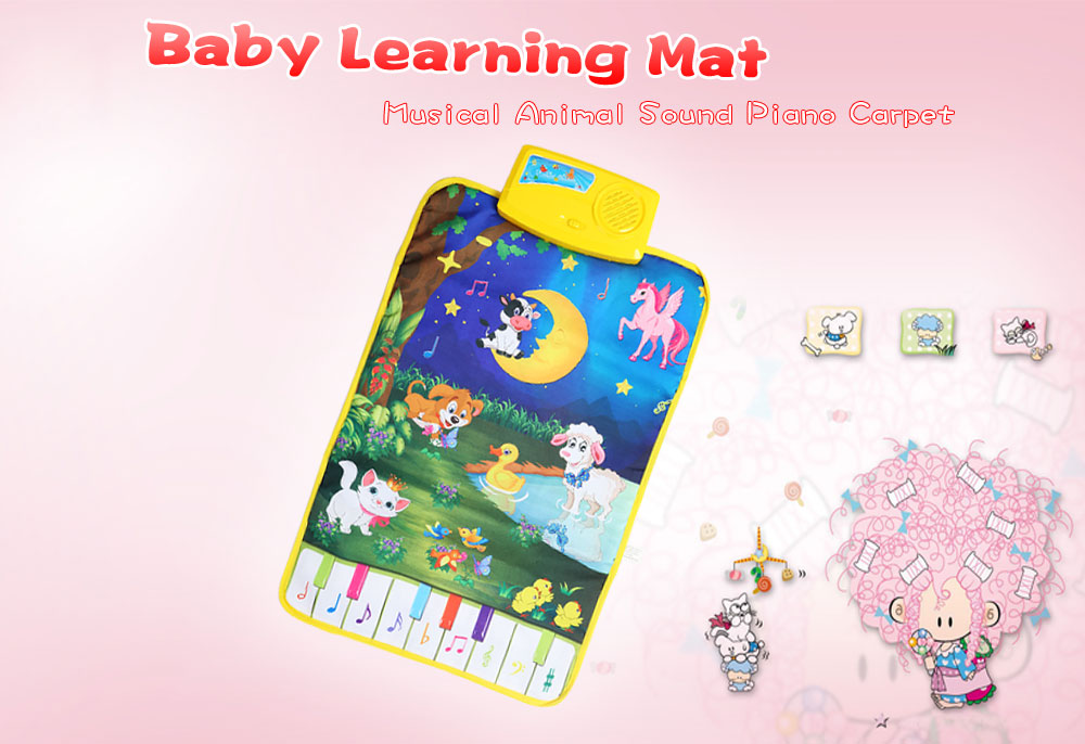 Baby Musical Animal Play Mat Language Learning Toy