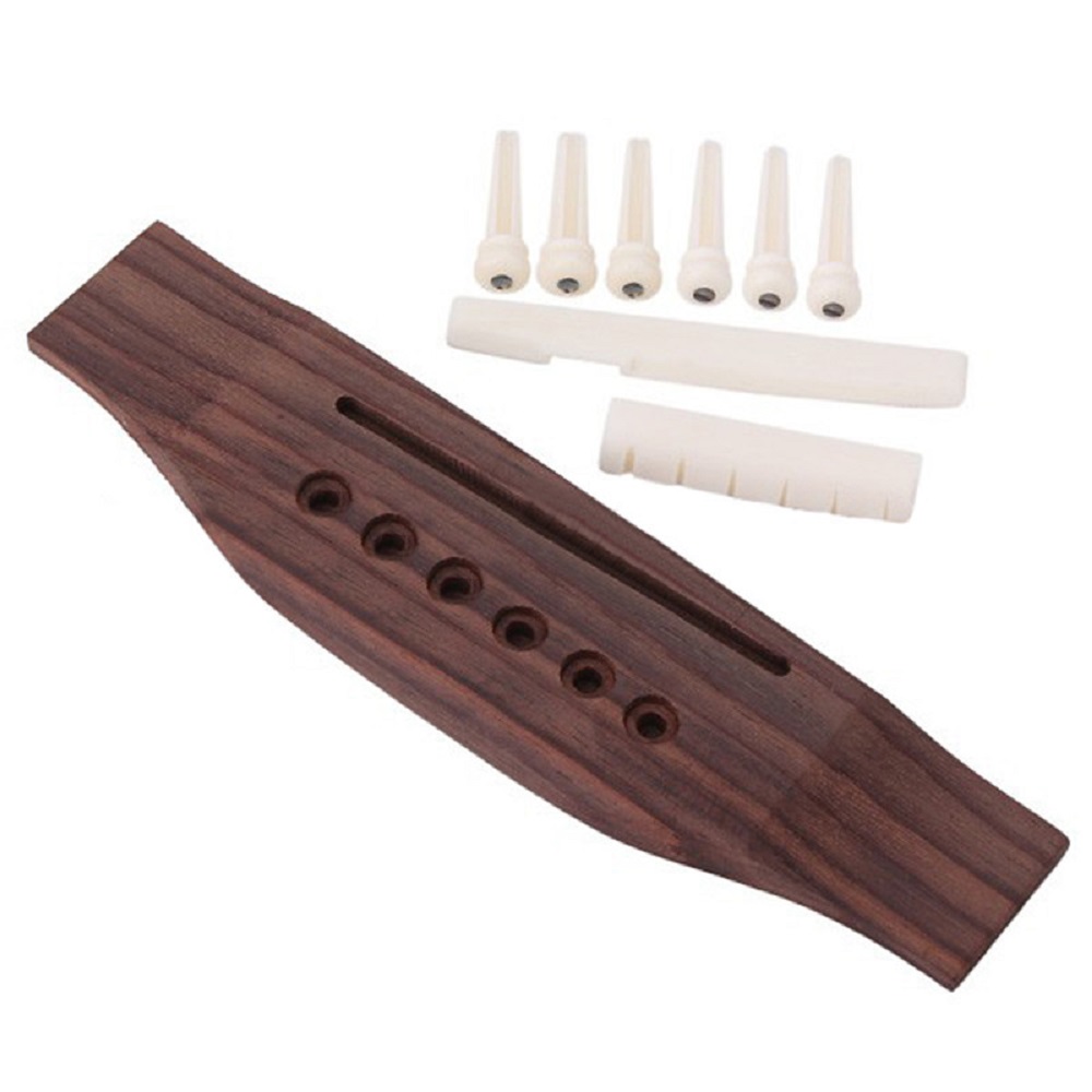 6 String Acoustic Guitar Bone Bridge Saddle