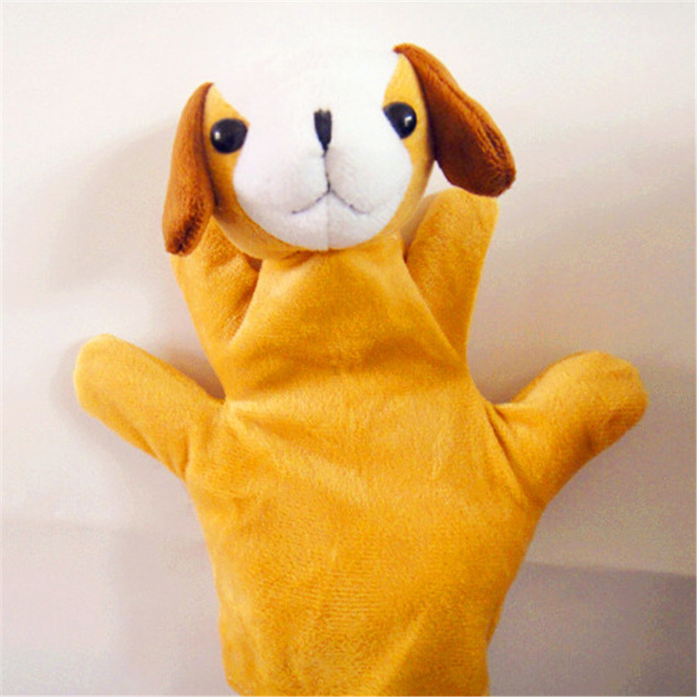 Baby Toy Finger Puppet Cloth Plush Doll Educational Hand Cartoon Animal 10Pcs