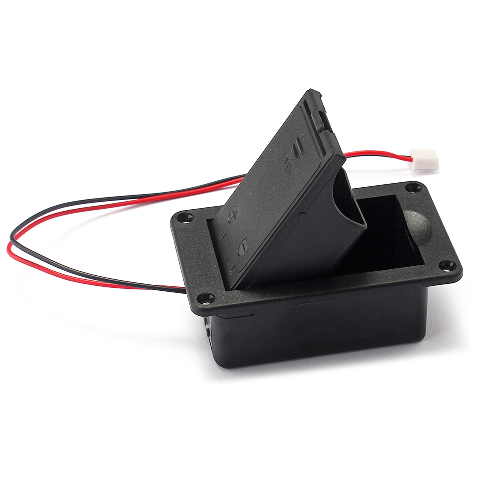 High Quality Black 9V Battery Box Case Cover Holders for Guitar Bass Pickup Replacement Accessory