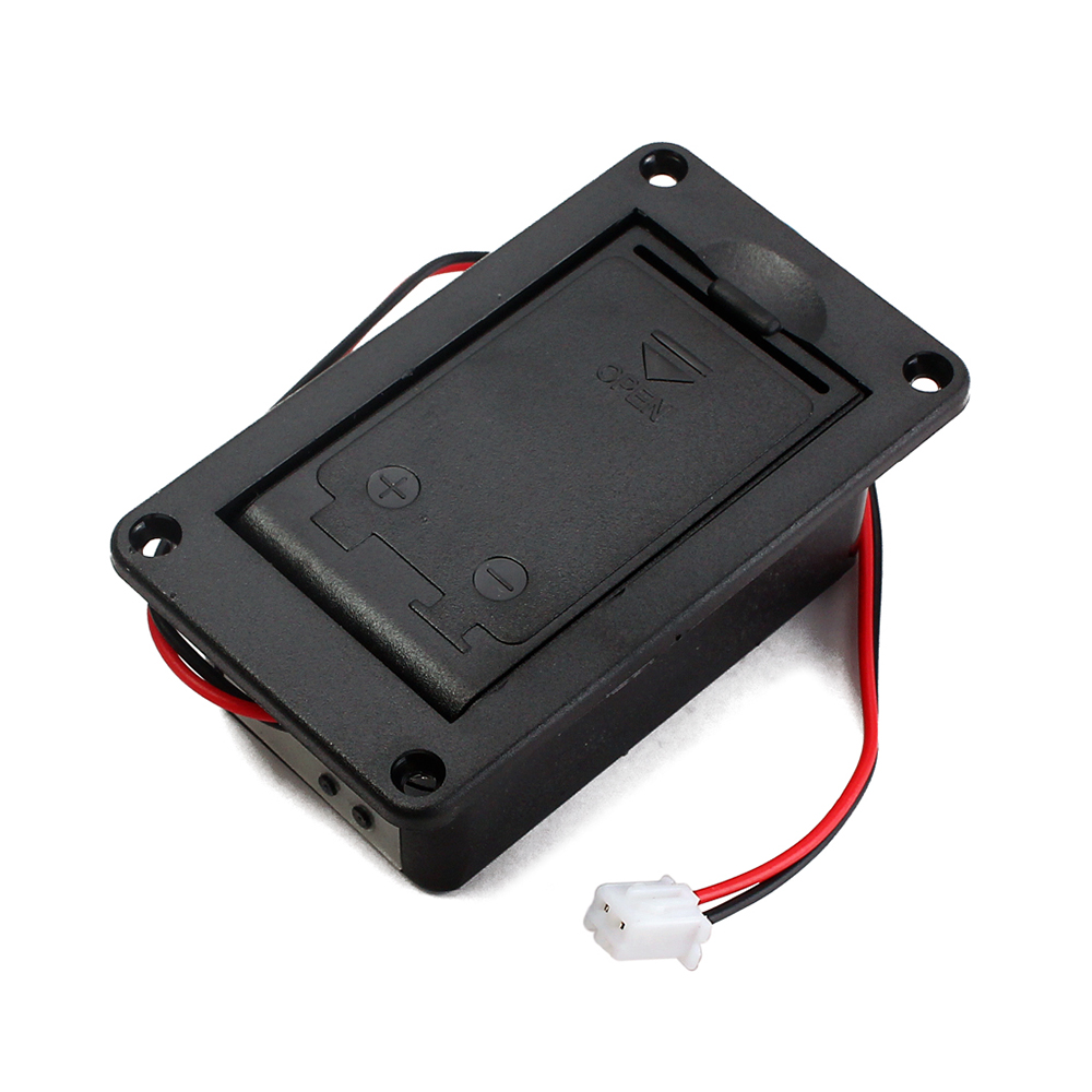 High Quality Black 9V Battery Box Case Cover Holders for Guitar Bass Pickup Replacement Accessory