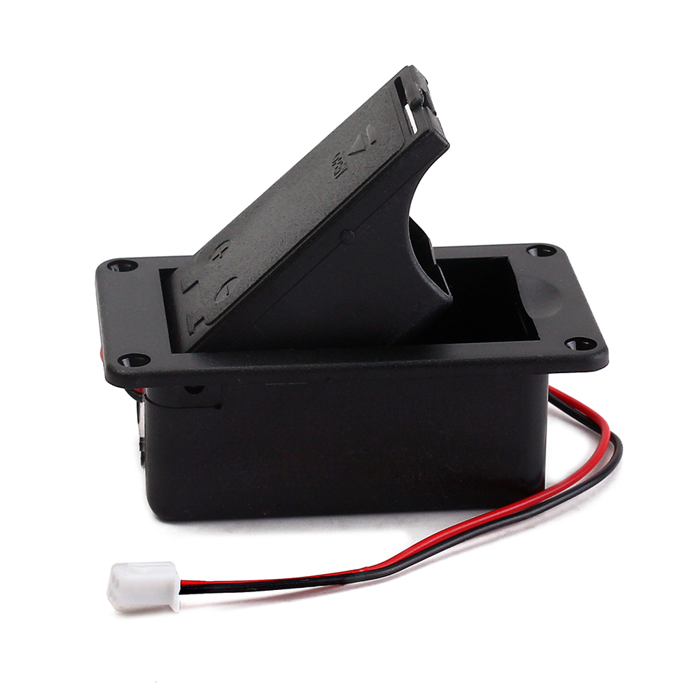 High Quality Black 9V Battery Box Case Cover Holders for Guitar Bass Pickup Replacement Accessory