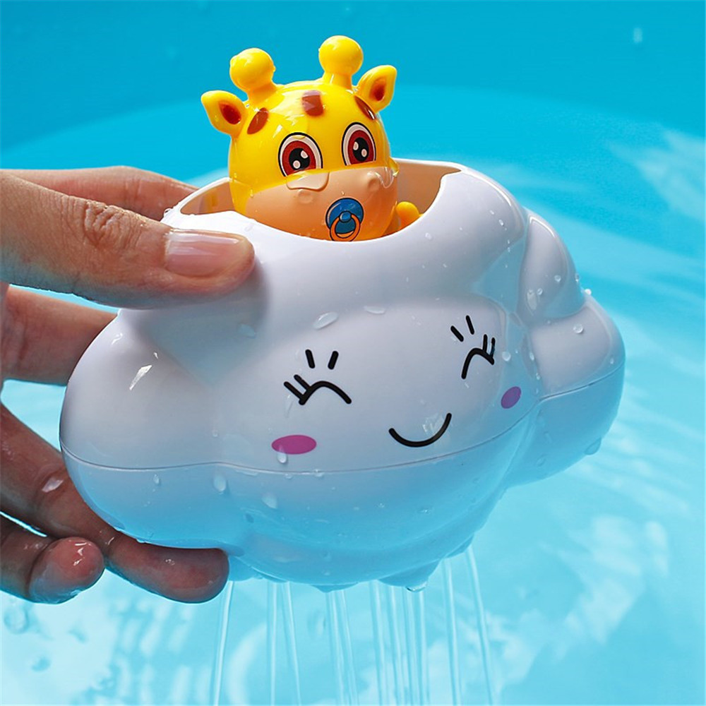 Baby Bathroom Rain Clouds Deer Shower Play Water Toy