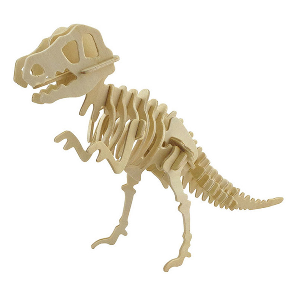 3D Jigsaw Puzzle Wood Model Building Kit Dinosaur Bones