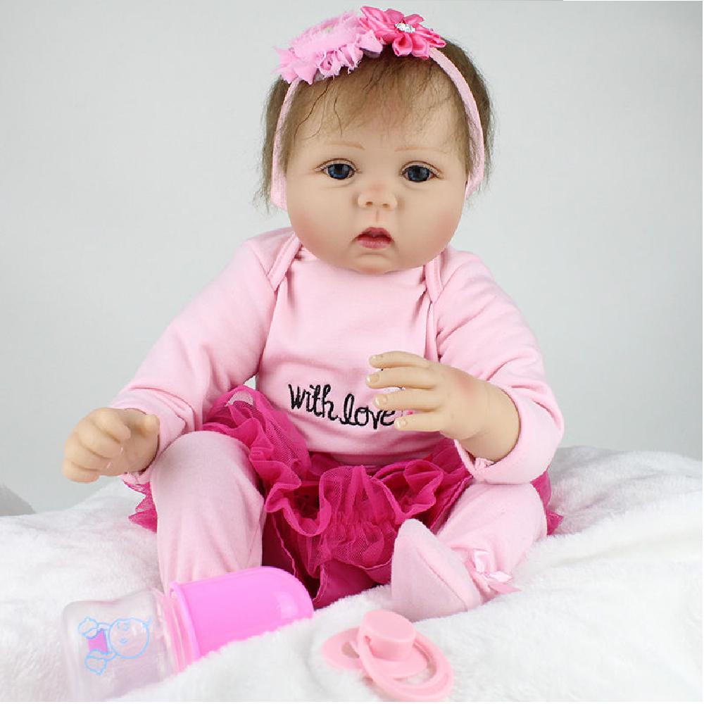 22inch-Full-Body-Reborn-Baby-Dolls-Newborn-Doll-Silicone-Vinyl-Lovely-Girl-Gift