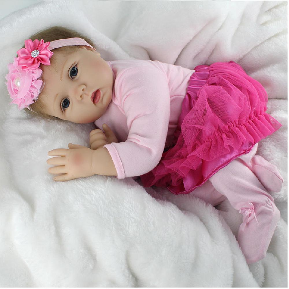 22inch-Full-Body-Reborn-Baby-Dolls-Newborn-Doll-Silicone-Vinyl-Lovely-Girl-Gift