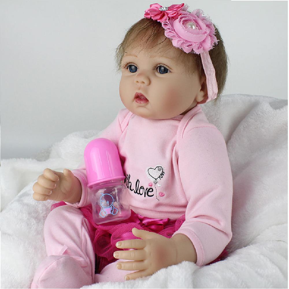 22inch-Full-Body-Reborn-Baby-Dolls-Newborn-Doll-Silicone-Vinyl-Lovely-Girl-Gift