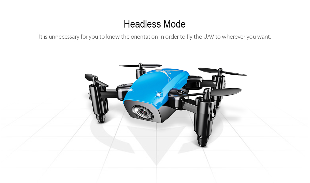 S9 Micro Foldable RC Quadcopter RTF 2.4GHz 4CH 6-axis Gyro / Headless Mode / One Key Return