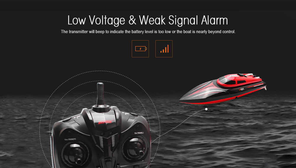 Skytech H101 2.4GHz 4-channel High Speed Boat with LCD Screen Transmitter