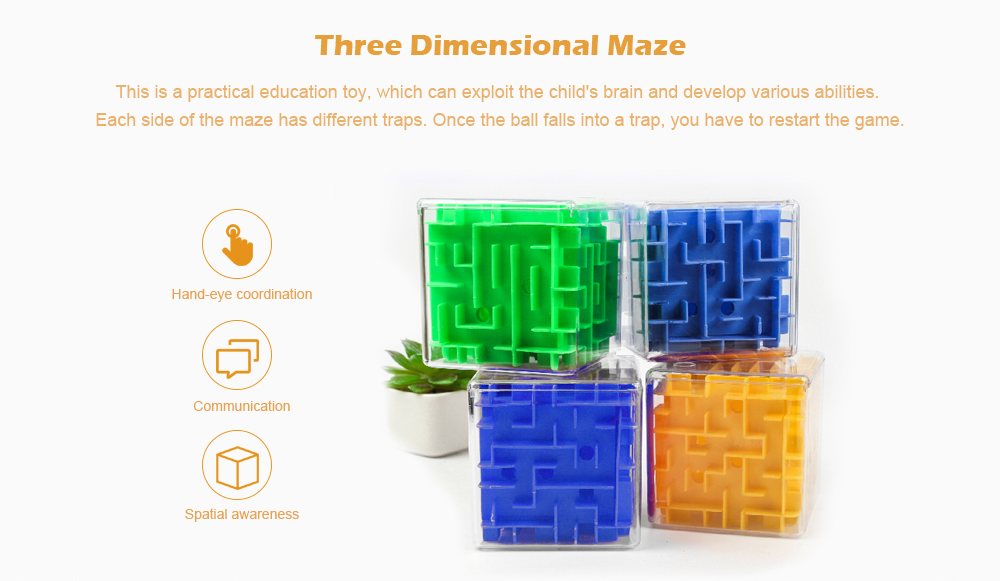 Creative 3D Cube Puzzle Maze Toy