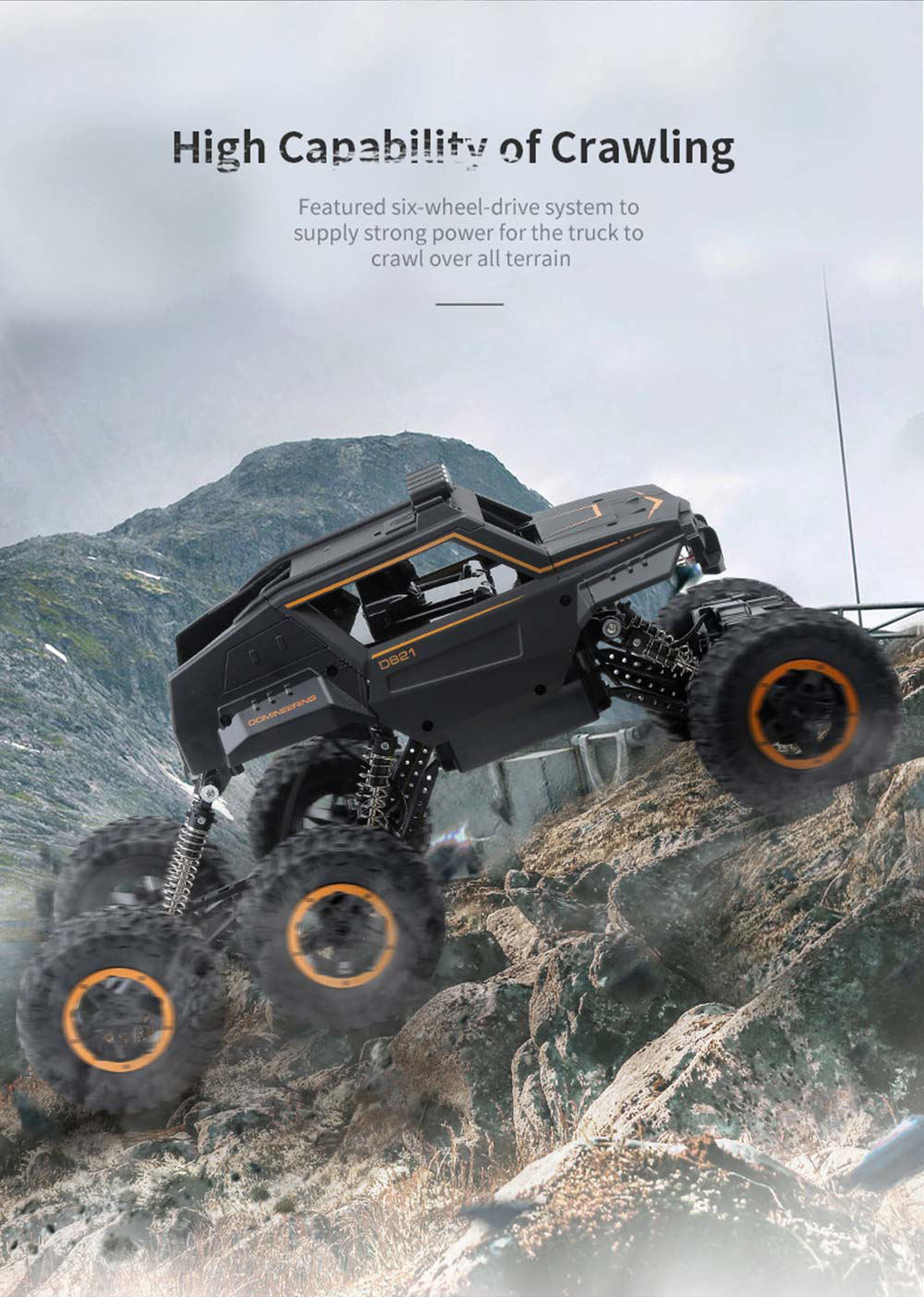 JJRC Q51 MAX Six-wheel Drive Off-road Remote Control Car