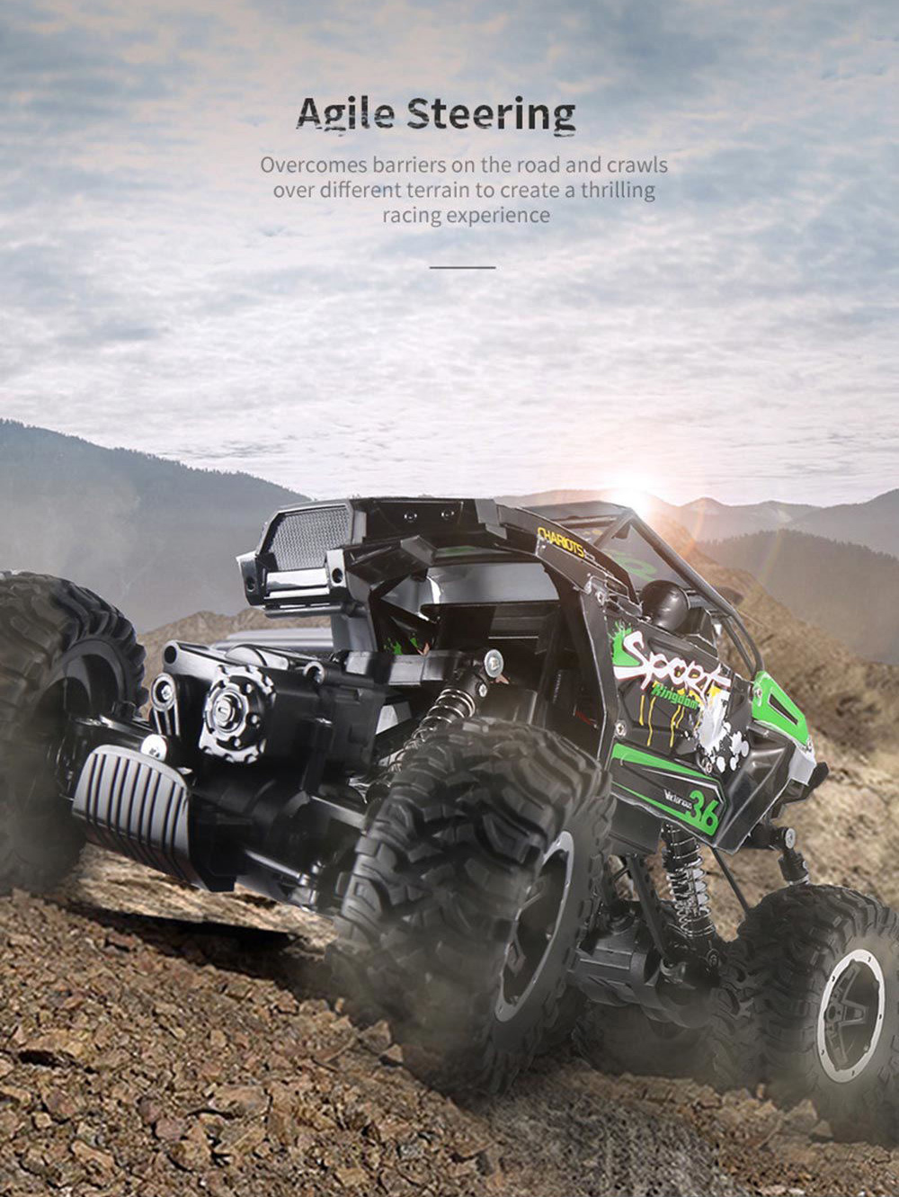 JJRC Q51 MAX Six-wheel Drive Off-road Remote Control Car