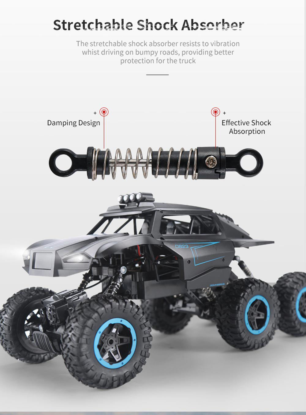 JJRC Q51 MAX Six-wheel Drive Off-road Remote Control Car