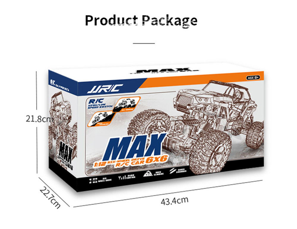 JJRC Q51 MAX Six-wheel Drive Off-road Remote Control Car